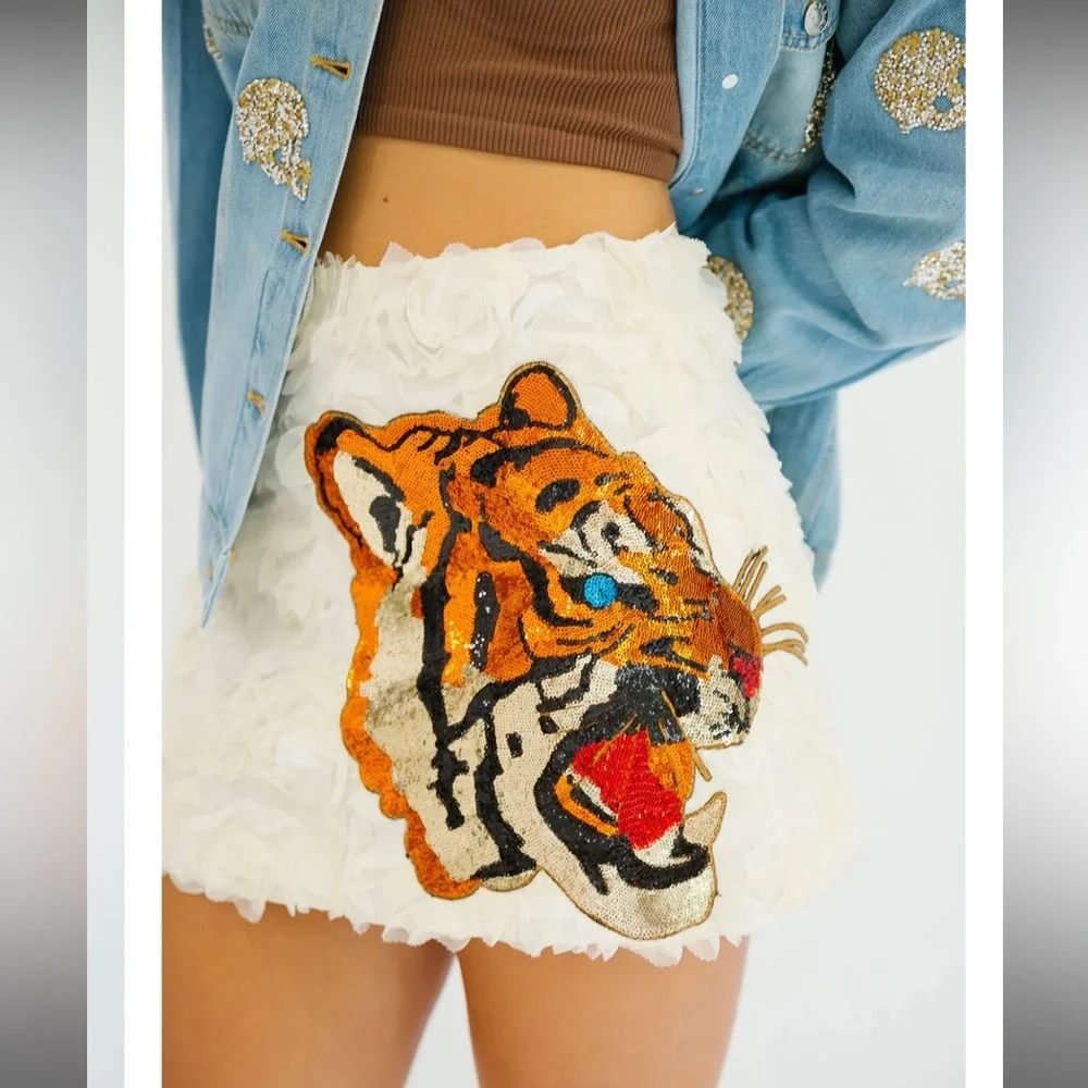 Judith March Tiger skirt - Picture 1 of 4